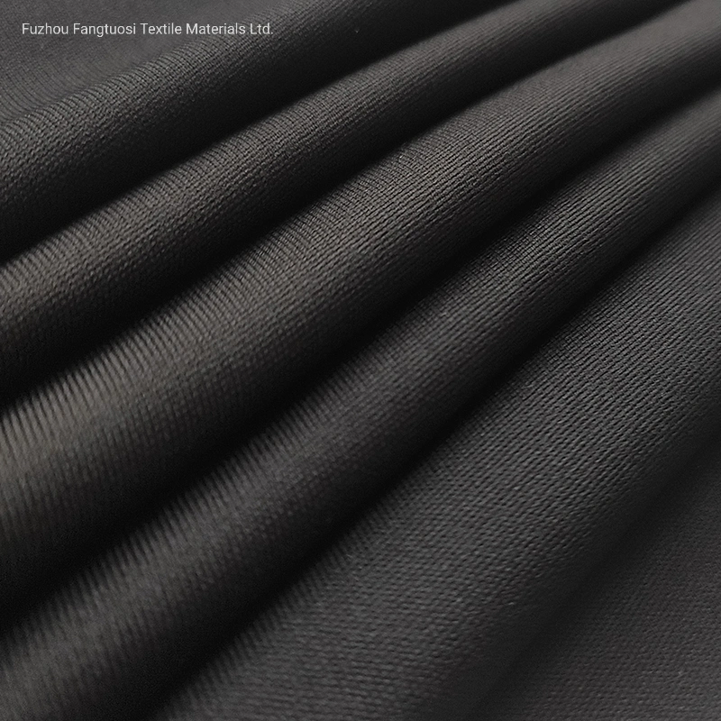 Recycled Bamboo Charcoal Fiber Material Knitted Jersey Sportswear Fabric for T-Shirt