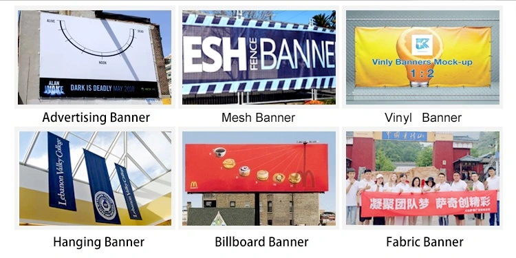 Outdoor Advertising Mesh PVC Banner Printing Full Color Fence Vinyl Mesh Banner