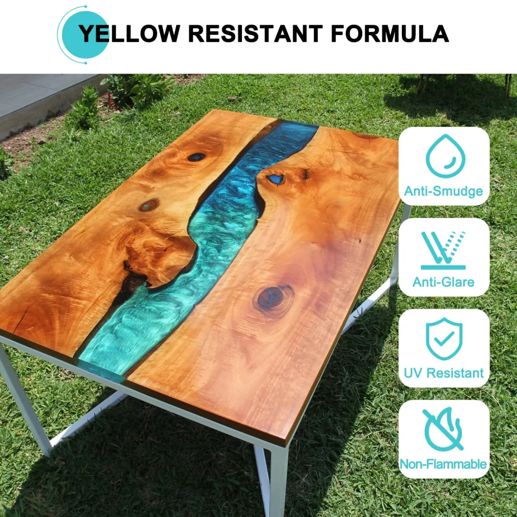 Food Safe Self Leveling Crafts Art Table Epoxy Resin Adhesive