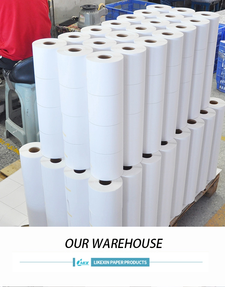 Direct Thermal Labels Self Synthetic Label Adhesive Jumbo Roll
