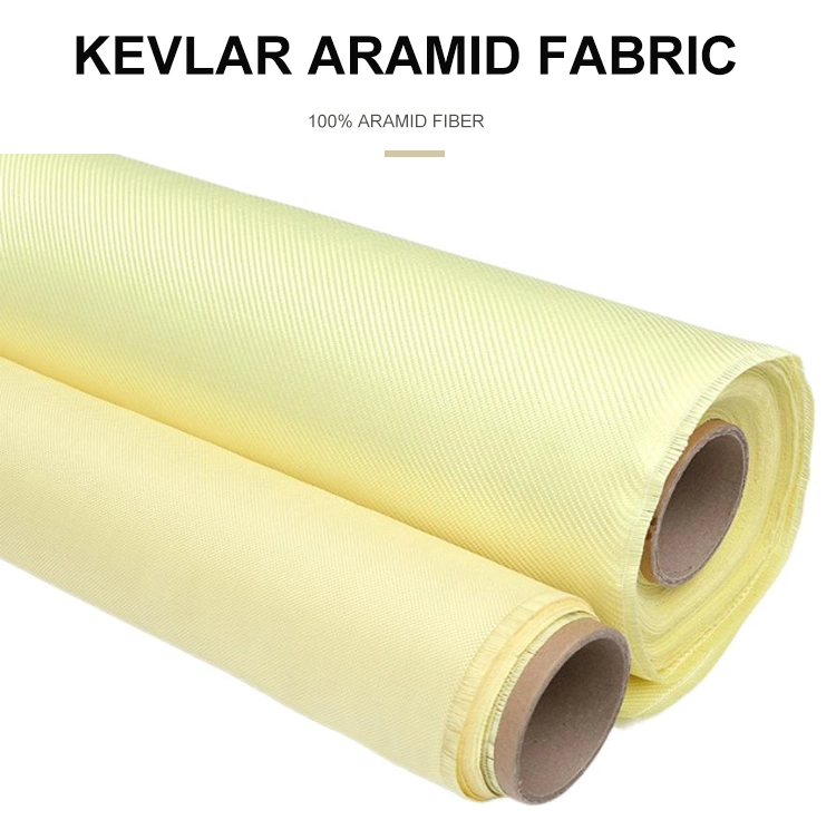 China Factory High Cut Resistance1500d 220GSM Fabric Aramid Kevlars Plain Twill Fabric for Kevlars Vest Aramide Fibers