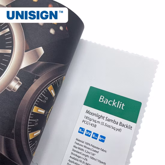 Light Box Backlit Fabric Textile for Solvent Printing