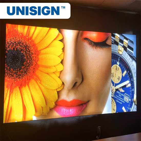 Light Box Backlit Fabric Textile for Solvent Printing