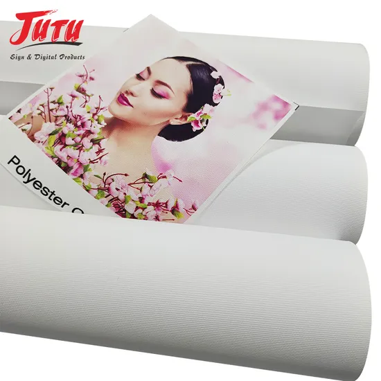 Jutu Inkjet Printable Textile Banner Canvas Digital Printing Cotton Canvas