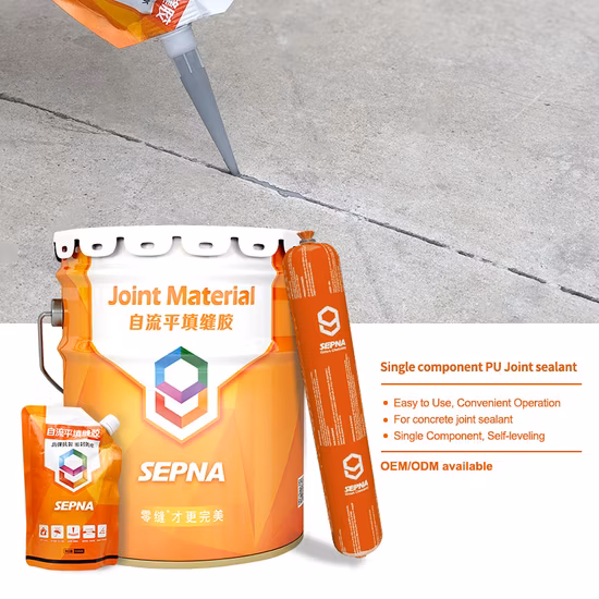 Single Package Self Leveling Polyether Urethane Waterproof Adhesive for Concrete Building