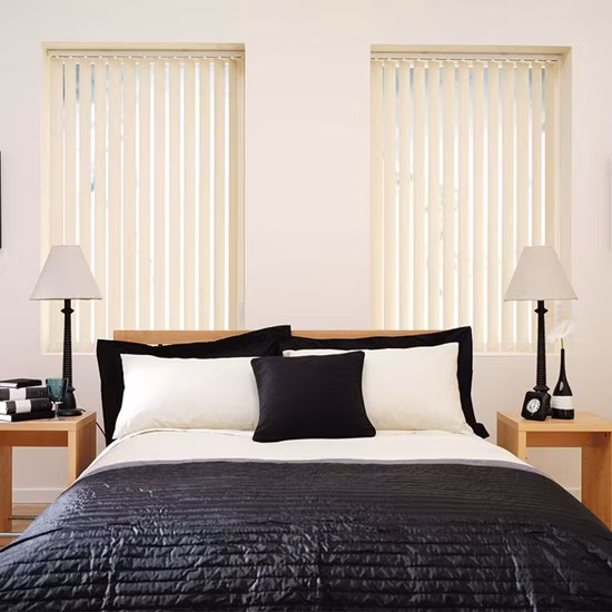 Fireproof Block out PVC Vertical Blind for Windows and Door